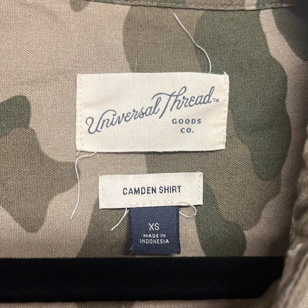Camo Button Down - Picture 2 of 2
